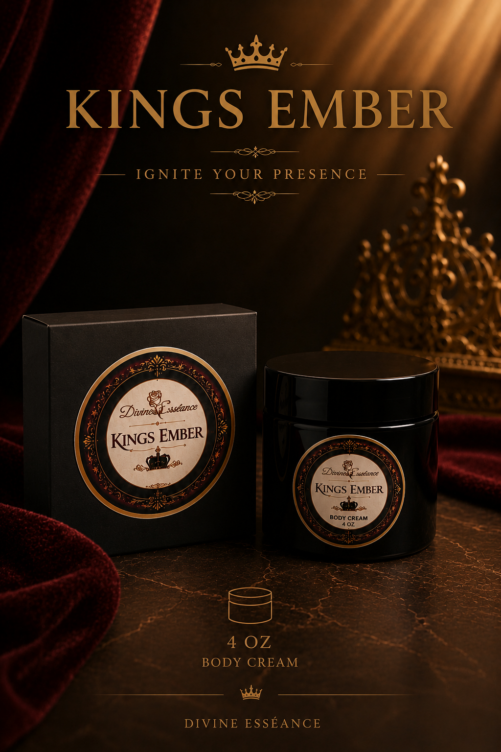 Kings Ember Body Cream