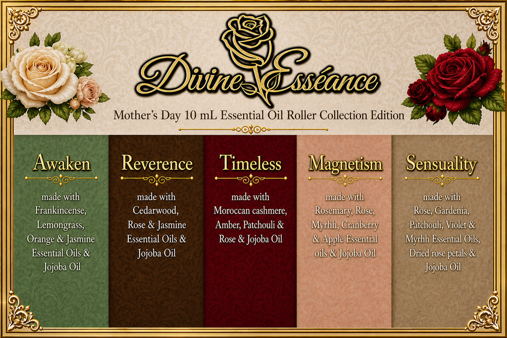 Divine Esséance Essential Oil Roller Collection